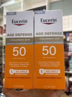 กันแดด Eucerin Age Defense +Hyaluronic Acid Lightweight Sunscreen Lotion for face SPF 50 75ml.