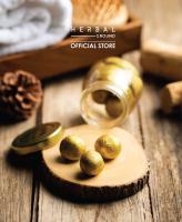 Herbal Ground มาส์กหน้าสมุนไพรสดเคลือบผงทองบริสุทธิ์ Mini Golden Ball Facial Mask