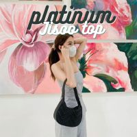 Jisoo top in Platinum