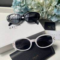 ส่ง Ce**line CL40212 ทรงรี เก็บหน้า งานเก๋ๆ Hight Quality PREMIUM GADE 1:1 เกรดออริ? Sz.52-20-140 mm Col. White, black Full set ***สินค้าประกันหลังรับของเท่านั้น .