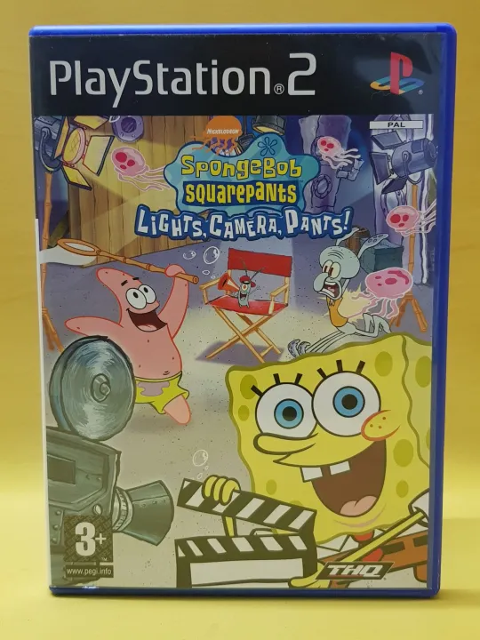 💥SPONGEBOB SQUAREPANTS LIGHTS, CAMERA, PANTS!💥 PS2 | Lazada