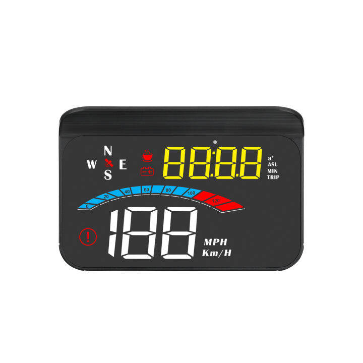 GEYIREN M16 GPS HUD Speedometer Headup Display time Voltage Altitude