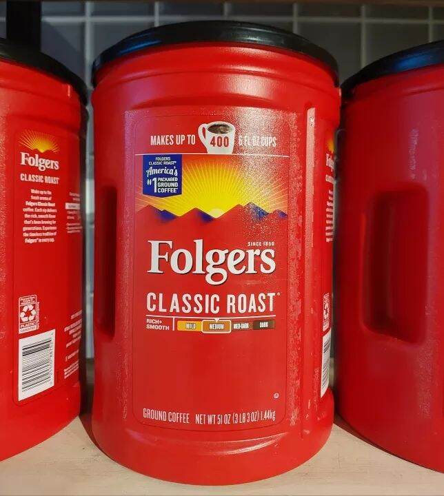 Folgers Classic Roast Ground Coffee (51 oz.) Lazada PH