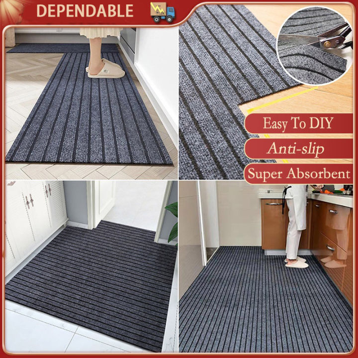 Non Slip Water Absorbent Washable Floor Mat for Bathroom Kitchen