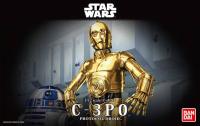 สตาร์วอร์ส Bandai 1/12 C-3PO STAR WARS ซีทรีพีโอ สีทอง ของแท้ ของใหม่ พลาโม Plastic Model Kit