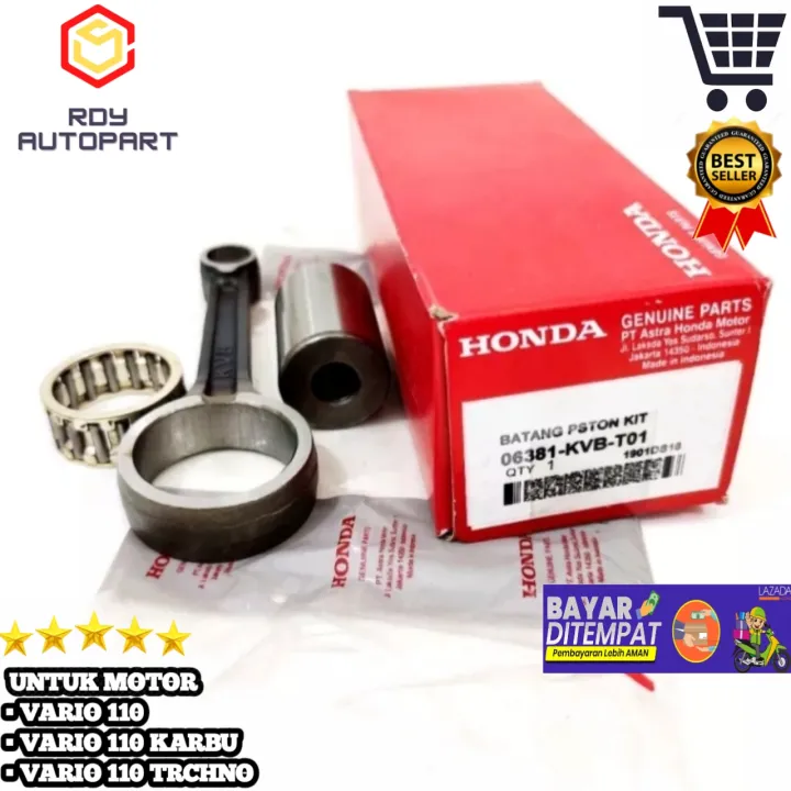 Stang Seher Honda Vario 110 Karbu Techno KVB Setang Cylinder Piston Honda Vario 110 Carbu Techno