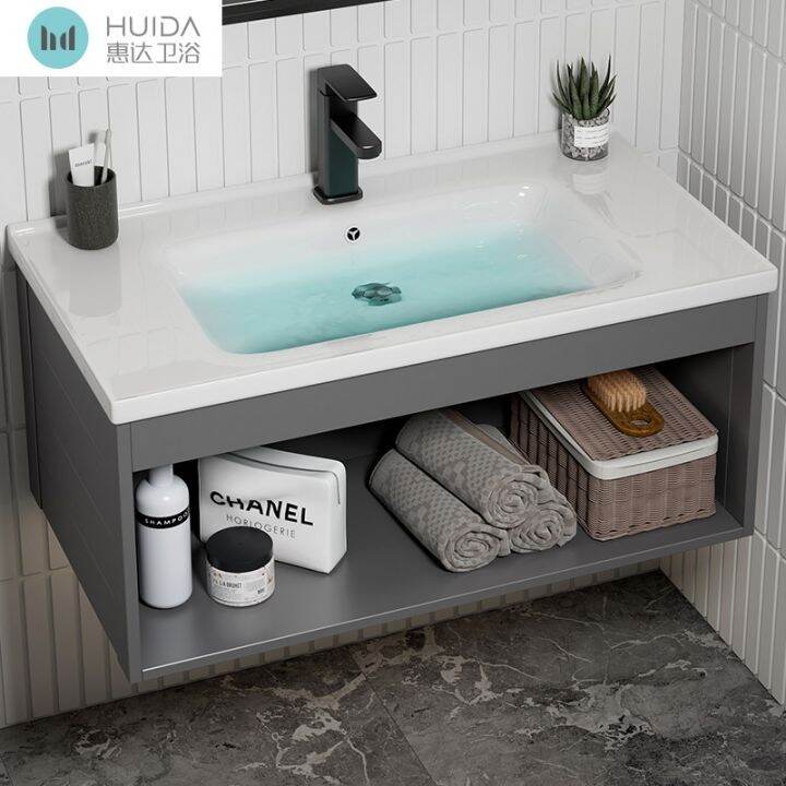 Huida Bathroom Alumimum WallMounted Wash Basin Combination