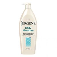 JERGENS DAILY MOISTURE HYDRATES &amp; SMOOTHES DRY SKIN MOISTURISER 400ML เจอร์เกนส์สำหรับผิวแห้ง