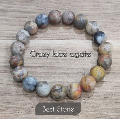 Crazy lace agate หินผ่อนคลายความเครียด