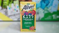 Natures Way Alive Kids Chewable 120 chewables tablet Exp.3/31/2024 เนเจอร์เวย์ วิตามินรวมเด็กเคี้ยวได้