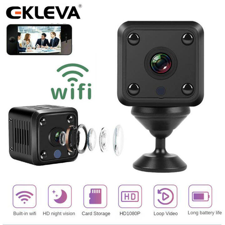 EKLEVA X6 Mini IP Camera WiFi Sports Camera HD 1080P Wireless Security