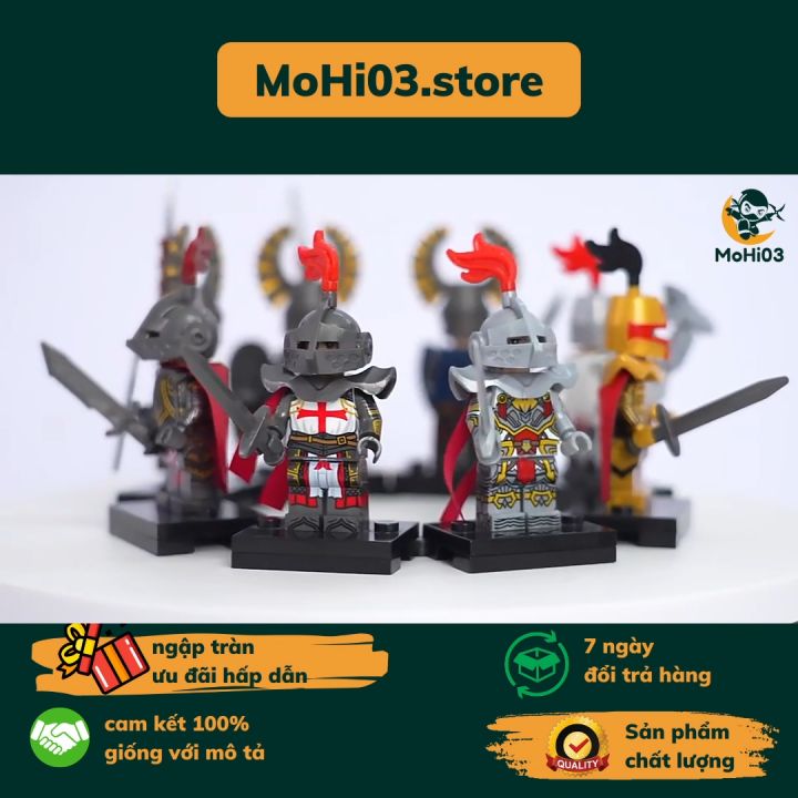 Xếp hình mô hình Võ sĩ giác đấu Roman Gladiator thời trung cổ Lego  Minifigures Xinh X0320 Xh1768  Shop Lego Zhang Zhang