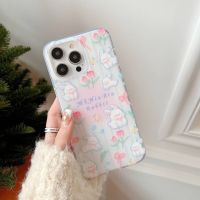 สอบถามก่อนกดสั่ง เคสกระต่าย เคสทิวลิป เคสดอกทิวลิป เคสดอกไม้ เคสผิวเงา ขอบนิ่ม เคสโทรศัพท์ พร้อมส่งจากไทย กระต่าย ทิวลิป