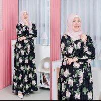 ชุดอาบายะห์มุสลิมะห์ Muslimah dress princess cut Free size