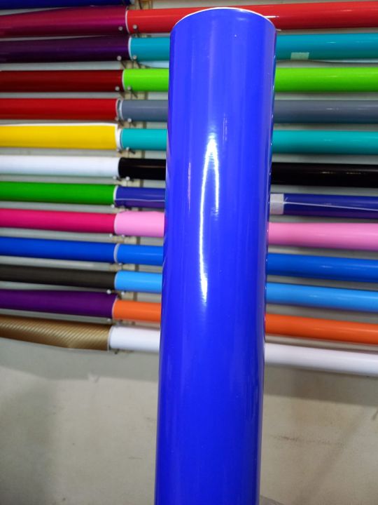 Skotlet Biru Tua Glossy Biru 086 Brillant Blue Profix Lebar 45 Cm