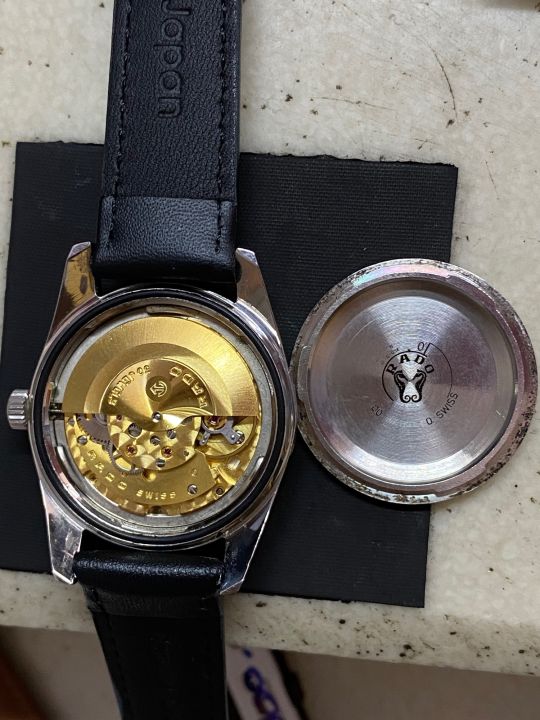 rado-ม้าเงิน-30-jewels-golden-horse-automatic-ตัวเรือนสแตนเลส-นาฬิกาผู้ชาย-มือสองของแท้