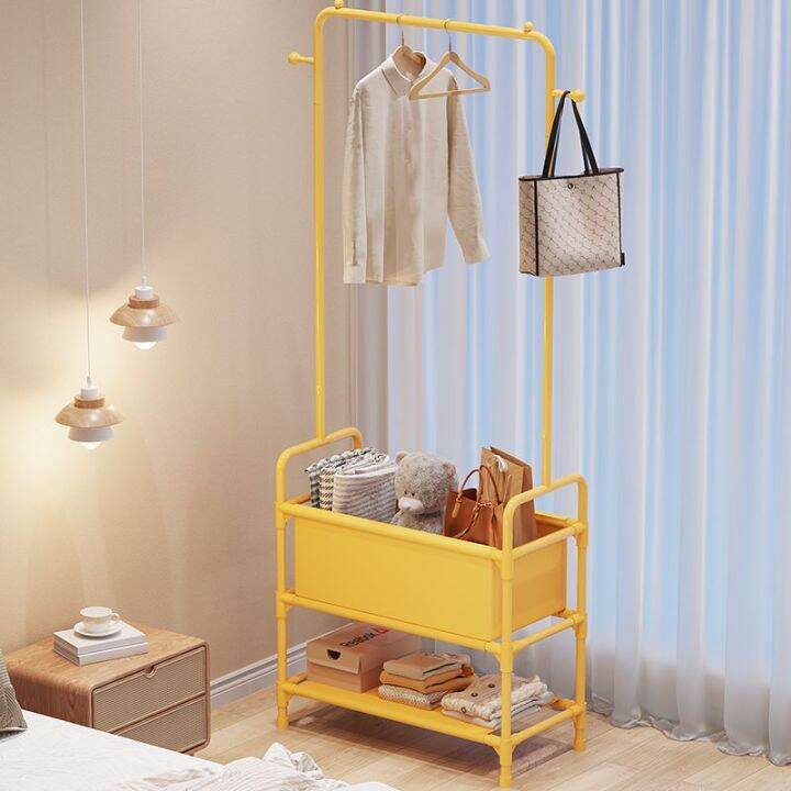 Clothes Hanger Bedroom Floor Hanger Bedside Clothes Rack Storage Rack