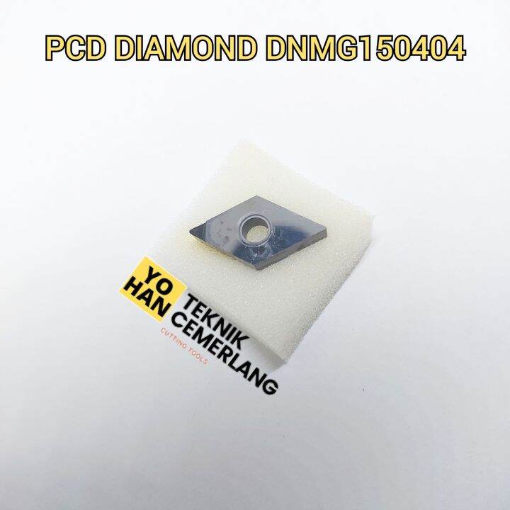 Insert Bubut Pcd Diamond Dnmg Mata Pisau Alumunium Kinclong Dnmg