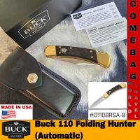 มีดพับBuck 110 Folding Hunter Automatic รหัส (0110BRSA-B) Made in USA ของแท้