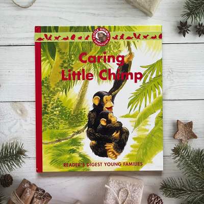 นิทานภาพ พร้อมสารานุกรมความรู้ ภาพเต็มหน้า สีสันสดใส    Caring Little Chimp
