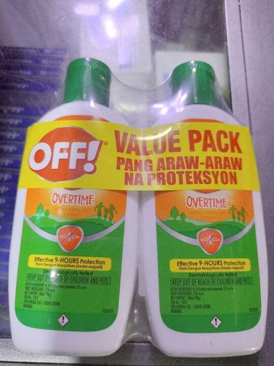Off Lotion Overtime 100ml Twin Pack Lazada PH