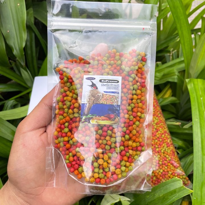 zupreem-fruitblend-เม็ดไซส์m-ซูพรีม-อาหารนก-ผลไม้อัดเม็ดแบ่งขาย-400กรัม-1กิโลกรัม-ของแท้-100-นำเข้าจากอเมริกา