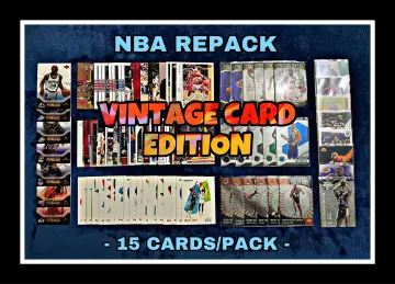 100 Vintage NBA Basketball Cards in Old Sealed Wax Packs - Perfect for New  Collectors 