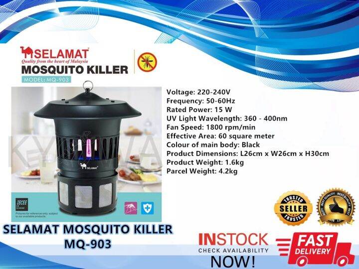 Selamat Mosquito Killer Black Mq Non Toxic Lazada