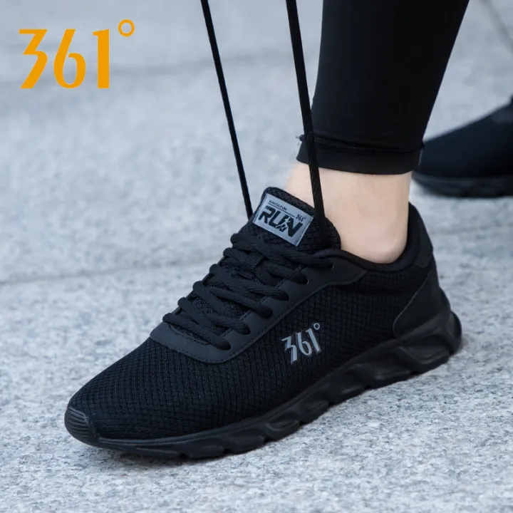 361 Men's Sneakers Men's Spring 361 Degrees Black Running Shoes 2023 New  Official Website Casual Shoes Men's | Lazada PH