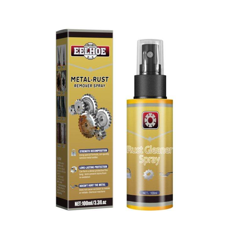100ML Rust Inhibitor Rust Cleaner Spray Car Window Rust Remover Rust