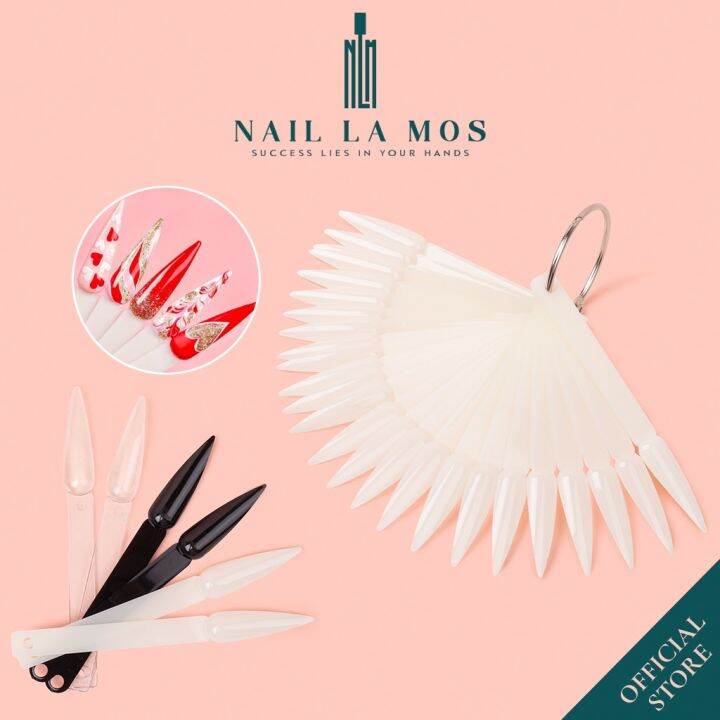 Móng que tập sơn - móng que nail đầu nhọn 1 bịch 40 que | Lazada.vn