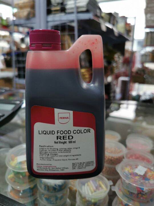 Ferna Red Food Color Liquid 500g Lazada PH