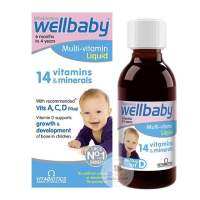 ?พร้อมส่ง? วิตามินรวมสำหรับทารกและเด็กเล็ก VitaBiotics WellBaby Multi-Vitamin Liquid with VIT.D