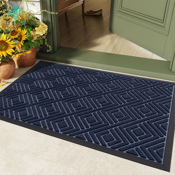 DEXI Indoor Door Mat, Non-Slip Low-Profile Entrance Rug, Absorbent