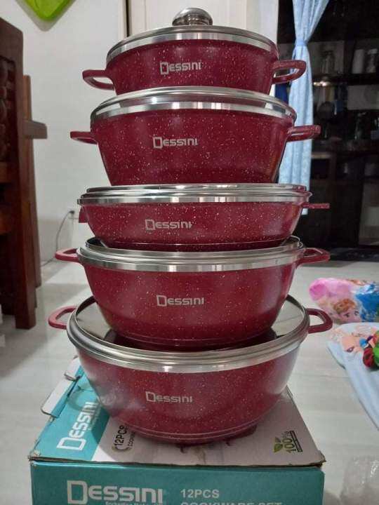 DESSINI 12PCS COOKWARE SET Lazada PH
