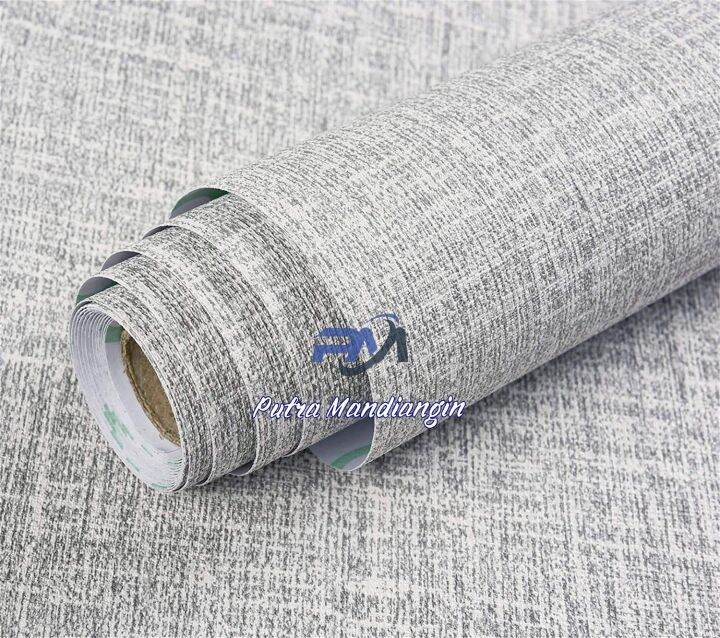wallpaper sticker dinding polos bintik abu Ukuran panjang 10 Meter X Lebar 45 Cm Lazada Indonesia