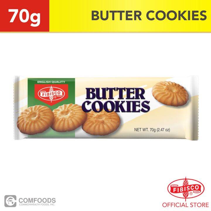 FIBISCO Butter Cookies 70g | Lazada PH