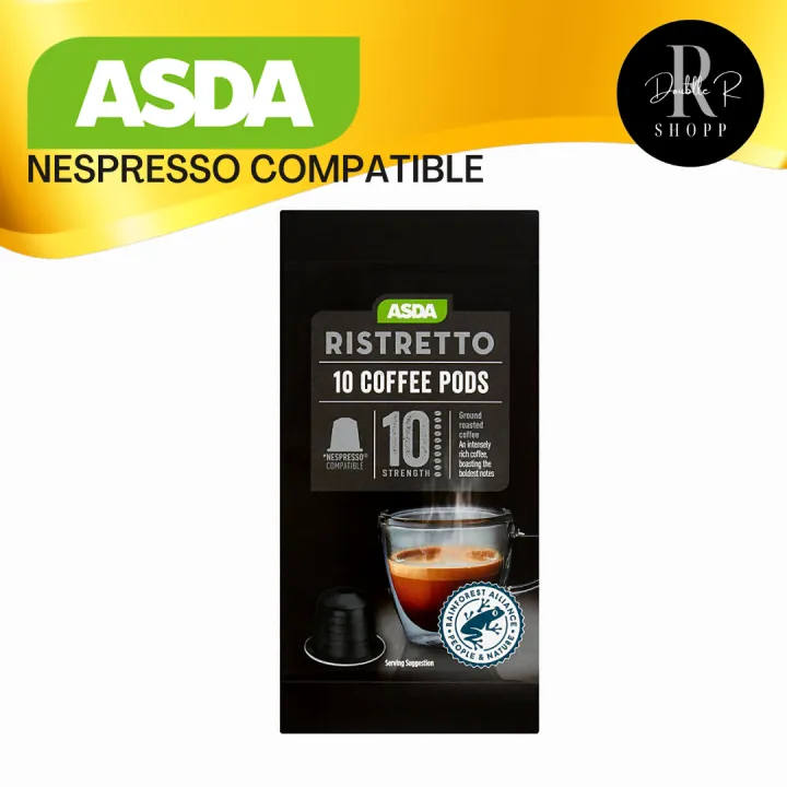 Asda RISTRETTO NESPRESSO compatible pod(10 coffee pods) Lazada PH