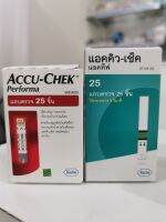 แอคคิว​-เช็ค​ แอคทีฟ​ Accu-Chek​ Active​, Performa​ 25​ Test​ Strips แผ่นหยดเลือด​ กล่องละ​ 25​ ชิ้น