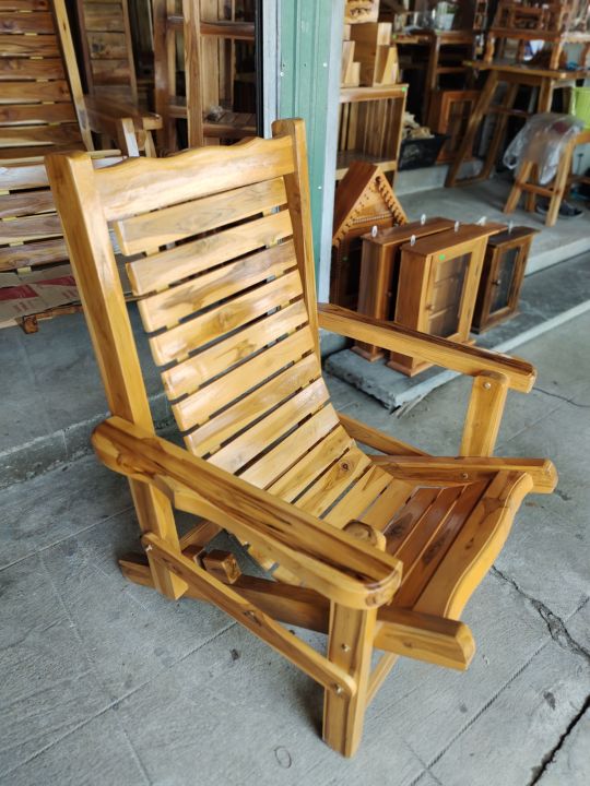 เก้าอี้นั่งสบาย-เก้าอี้ไม้สัก-สินค้าพร้อมส่ง