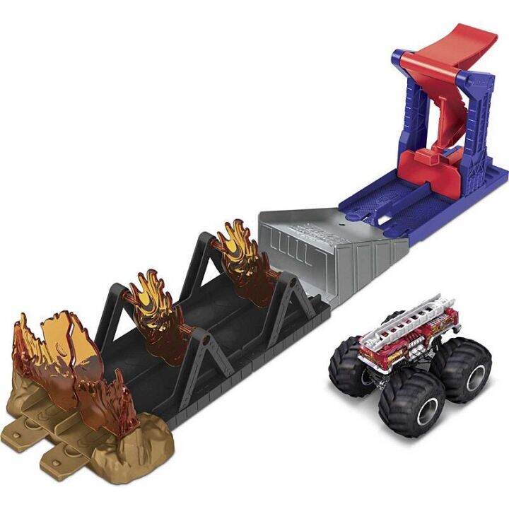 hot-wheels-monster-trucks-playset-ชุดเครื่องเล่นฮอทวีล-มอนเสตอร์ทรัค-รุ่น-gyl09