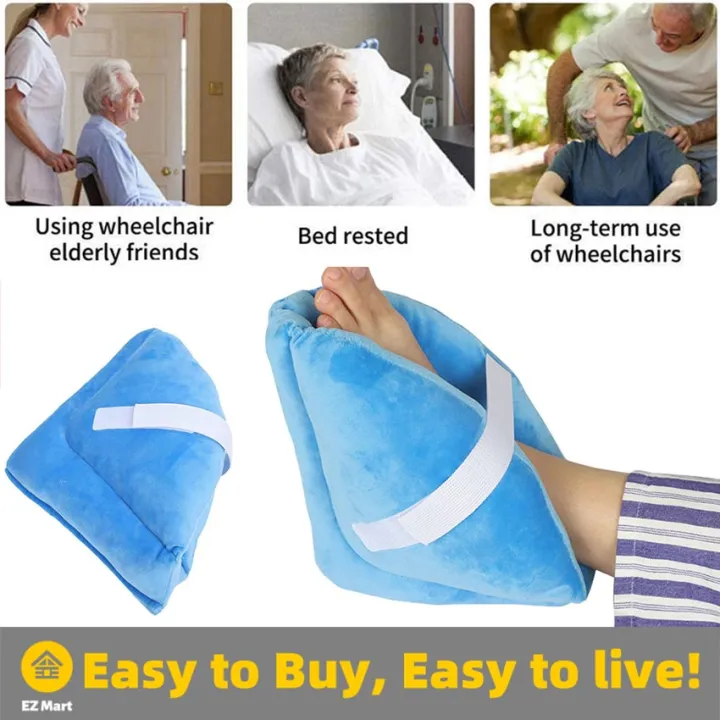 High End Heel Pad AntiPressure Sore Blue Ankle Foot Cusion Anti