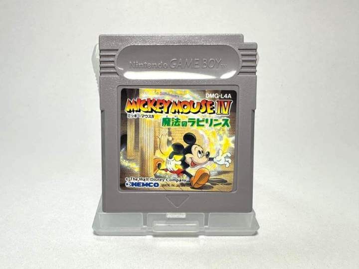 ตลับแท้nintendo-game-boy-japan-gb-mickey-mouse-iv-mahou-no-labyrinth