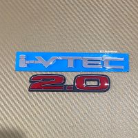 โลโก้ i-VTEC + 2.0 แดง สำหรับรถรุ่น FD ชุด 2 ชิ้น