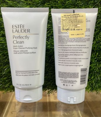 Estee Lauder Perfectly Clean Multi-Action Foam Cleanser/Purifying Mask 150 ml (1 หลอด)