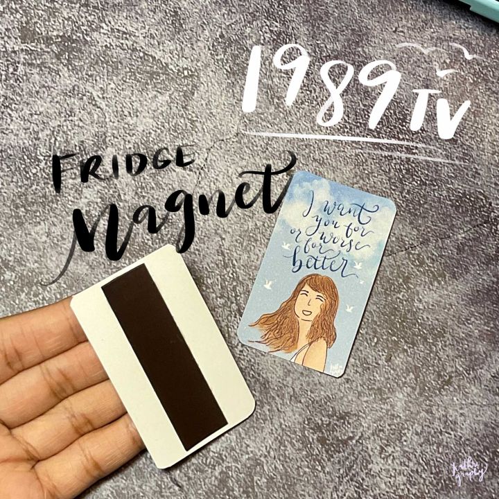 FRIDGE MAGNET Taylor Swift ref Magnet, Swiftie Ref Magnet, 1989 tv Speak  Now Red Taylor's Version, Fearless, Lover, Folklore, Evermore Refrigerator  Magnets