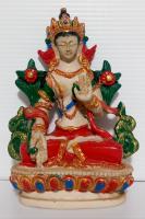 Resin Statue Of White Tara