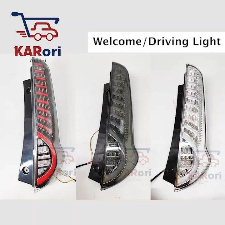 PERODUA ALZA 20092021Y DRAGON SCALE LED TAIL LAMP / TOYOTA PASSO SETTE
