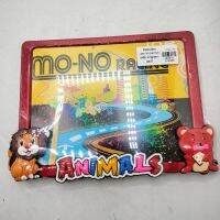 ป้ายทะเบียน(MO-NO RACING)เหล็ก การ์ตูนยาง คละสี รหัส(015356)