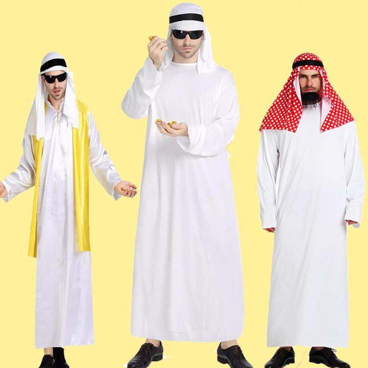 Halloween Arabic Costume Dubai Middle East Tyrant Robe Birthday Party ...